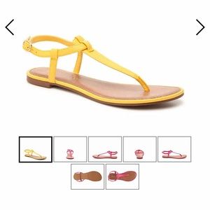 Kelly & Katie Tellah Yellow Sandal